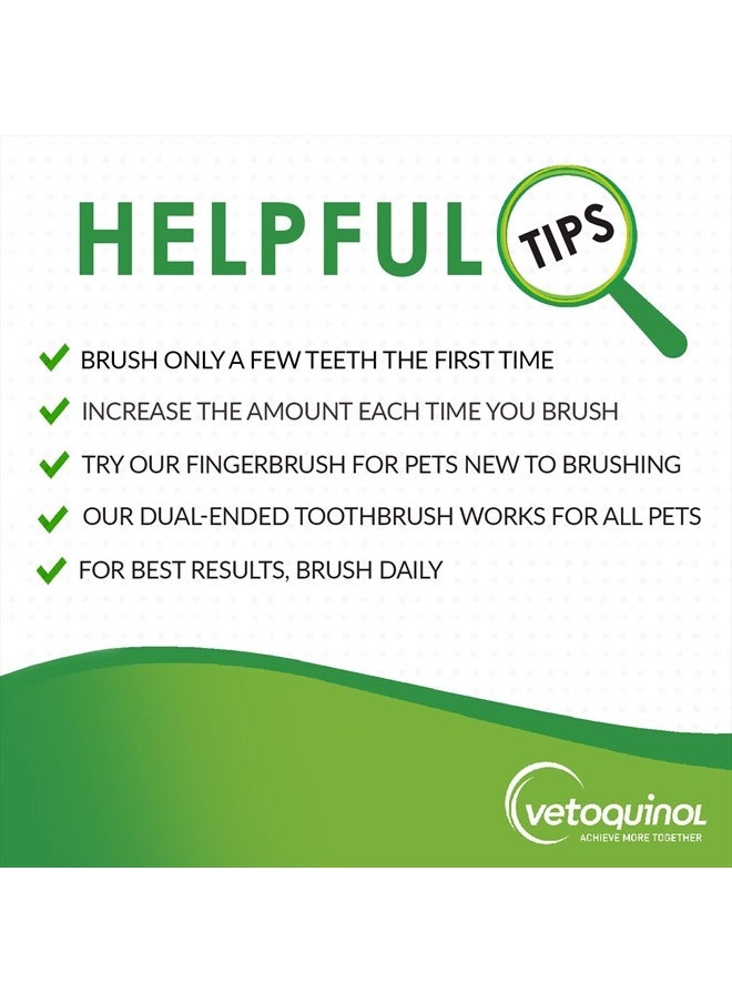 Vetoquinol - Enzadent Enzymatic Toothpaste for Cats & Dogs – 3.2 oz, Poultry Flavor – Triple Enzyme Formula for Healthy Teeth & Gums – Oral Dental Care: Removes Plaque, Polishes Teeth & Freshens Breath - Image 1