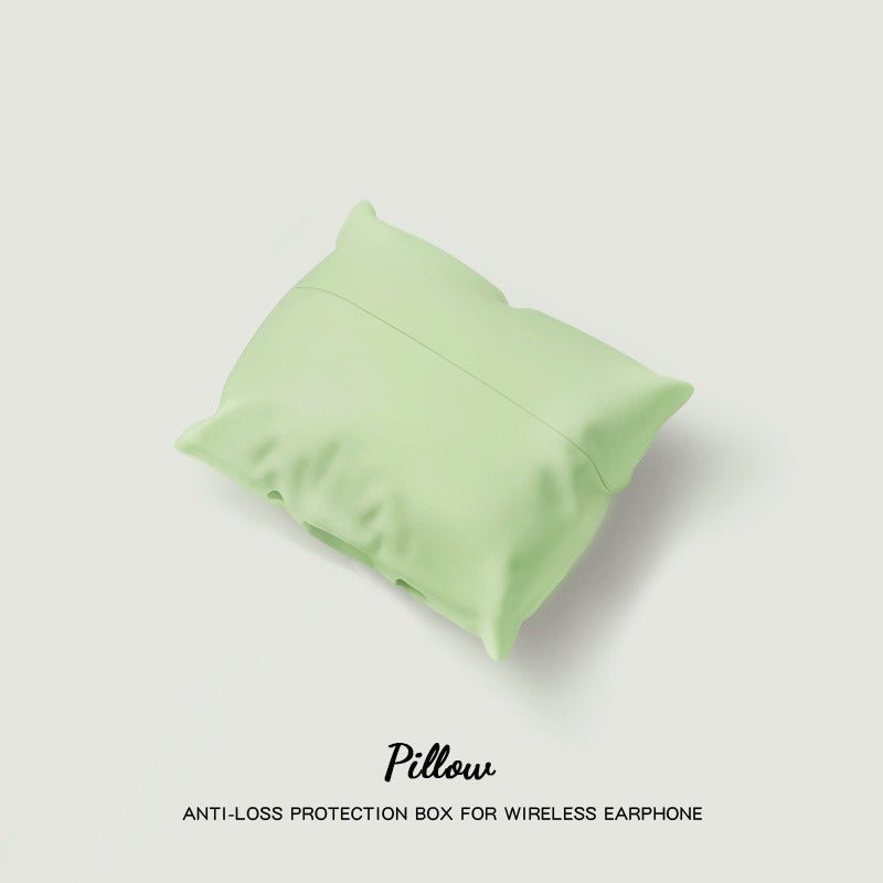 PU Leather Cartoon Pillow Case for AirPods 1/2/3/4/Pro/Pro2/Pro3, Full Protection Cover for Apple Earbuds - Image 3