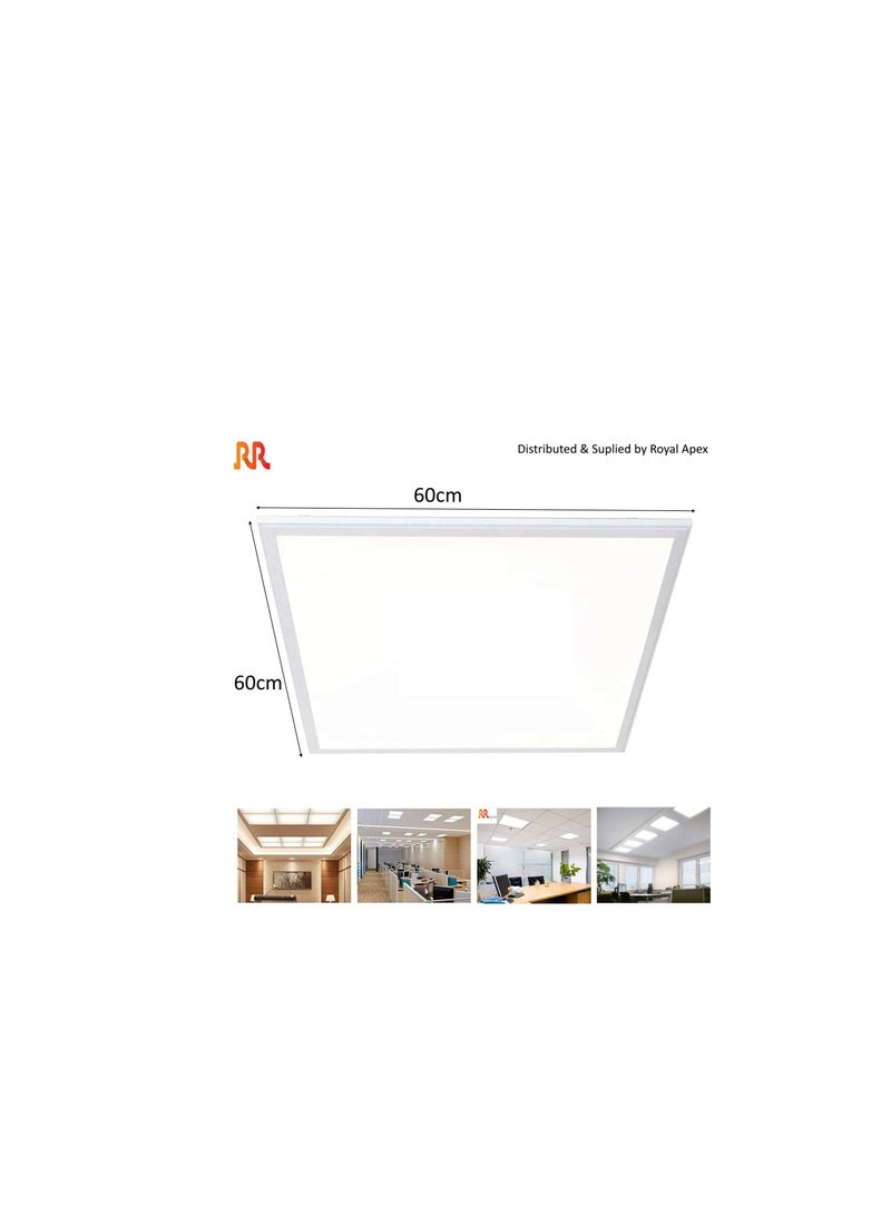 RR Lighting 60x60 LED Flat Panel Light 50W Edge Lit Fixture Zero UV - Image 2