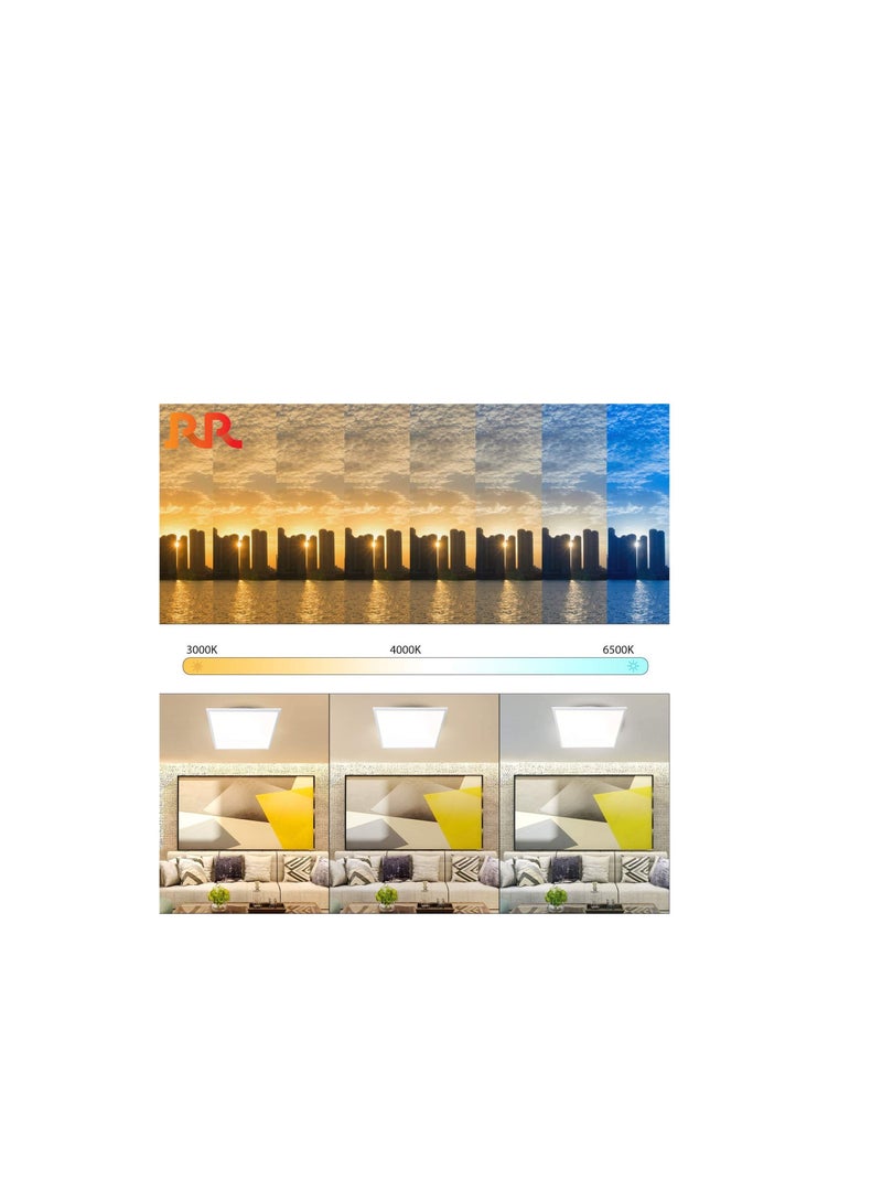 RR Lighting 60x60 LED Flat Panel Light 50W Edge Lit Fixture Zero UV - Image 3