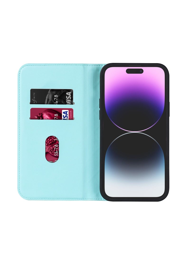 Suteni Flip Cover Card Slots Magsafe Leather Phone Case for iPhone - Image 3