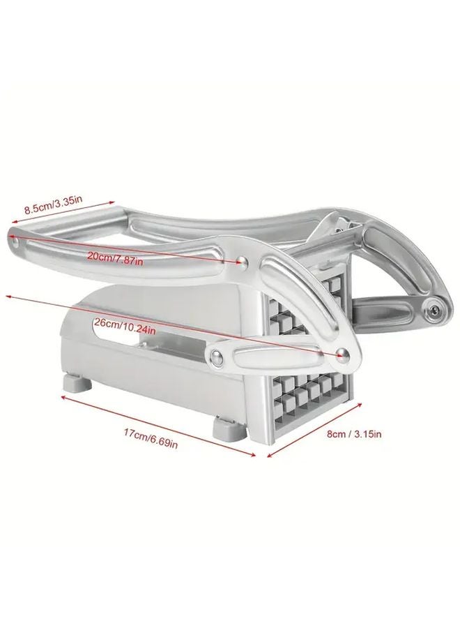 Stainless Steel Manual Vegetable Slicer Set Multifunctional Kitchen Tool For French Fries Salad - Image 4