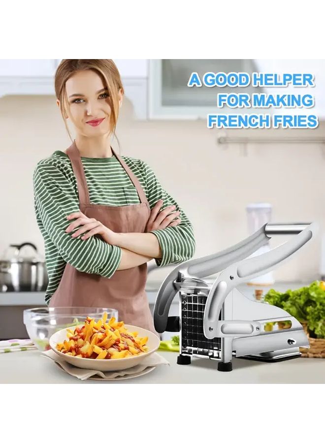 Stainless Steel Manual Vegetable Slicer Set Multifunctional Kitchen Tool For French Fries Salad - Image 3