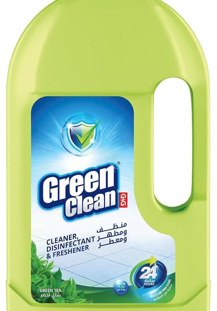 Green Clean منظف ومعقم متعدد الاستخدامات الأخضر - برائحة الشاي الأخضر - Image 1