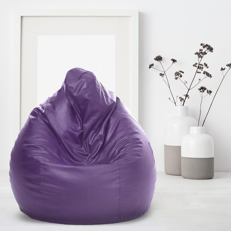 Generic Lexavi Brand XXL Bean Bag Cover Without Beans Purple  - Image 1