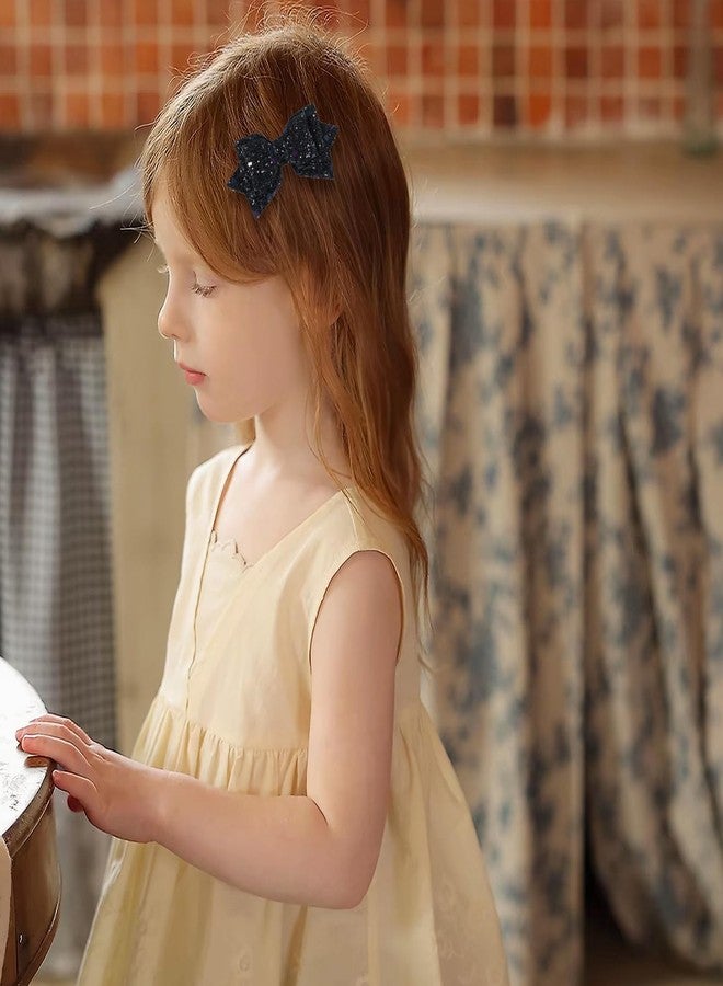 ميروكش مشابك شعر صغيرة لامعة سوداء لامعة مقاس 3 بوصات، دبابيس شعر صغيرة براقة، إكسسوارات شعر للهالوين للفتيات الصغيرات والمراهقات والأطفال والنساء - Image 3