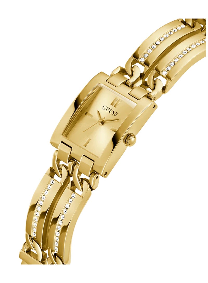 Guess Women's Gold Stainless Steel Quartz Analog Watch GW0668L2 - Image 2