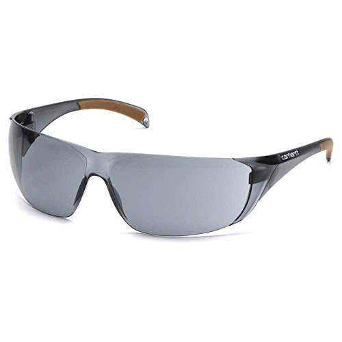 Carhartt CH120STCS Billings Safety Glasses, Gray Frame, Gray Anti-Fog Lens - Image 1