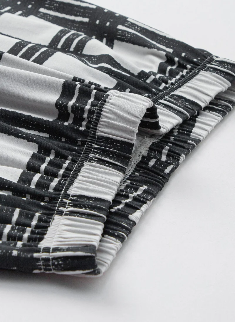 Balabala Black/White Kids Boys Home suit for Men | Best Price UAE