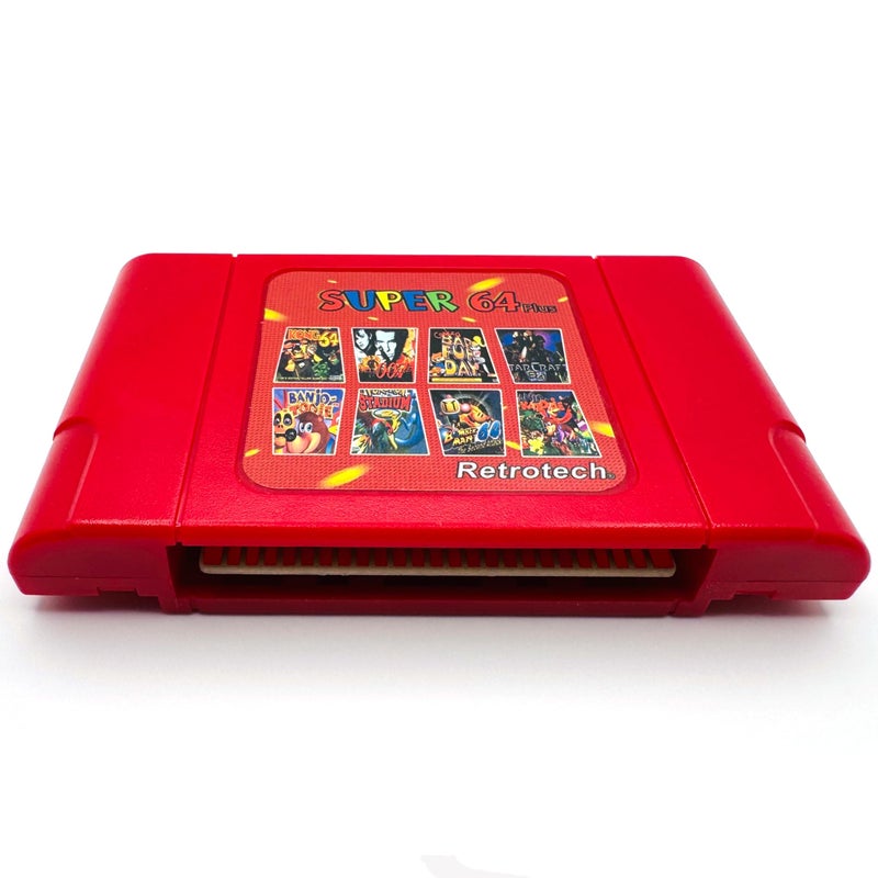Retrotech Super 64 Plus 340 In 1 Multi Game Cartridge For Nintendo N64 Video Game Console - Includes Retrotech Printed Instructions - Image 2