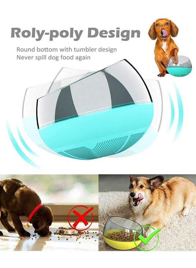 Dog Slow Feeder Bowl - Capsule Figure With Tumbler Design - Anti-Gulping Pet Slower Food Feeding Dishes - Non Slip Puzzle Bowl - Durable Preventing Choking Healthy Design Dogs Bowl - Mulicolor - Image 3