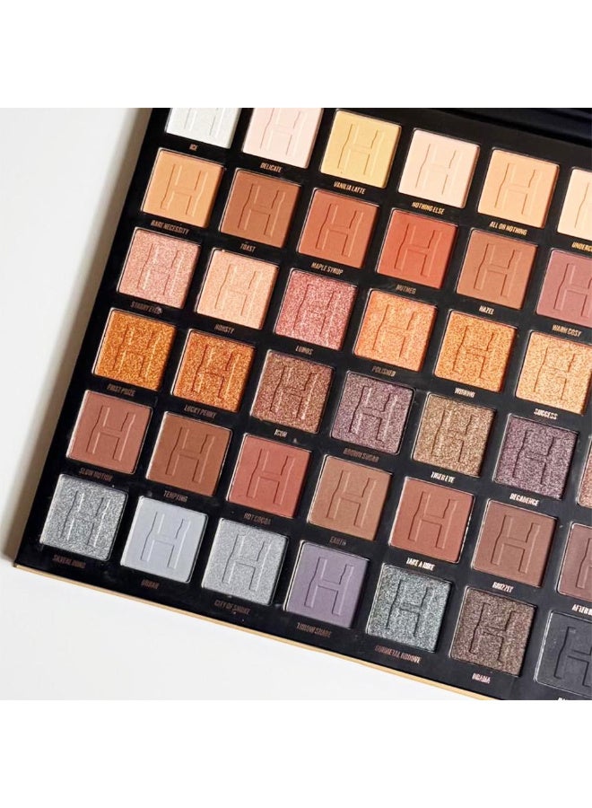 Harmony Beauty Eyeshadow Palette, 42 shades, Beige - Image 2