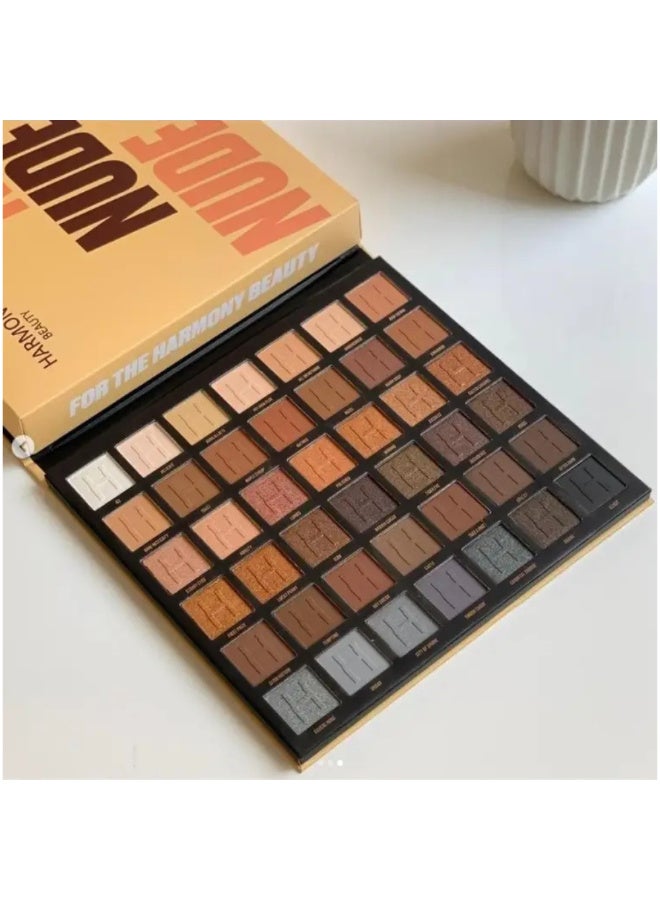 Harmony Beauty Eyeshadow Palette, 42 shades, Beige - Image 3