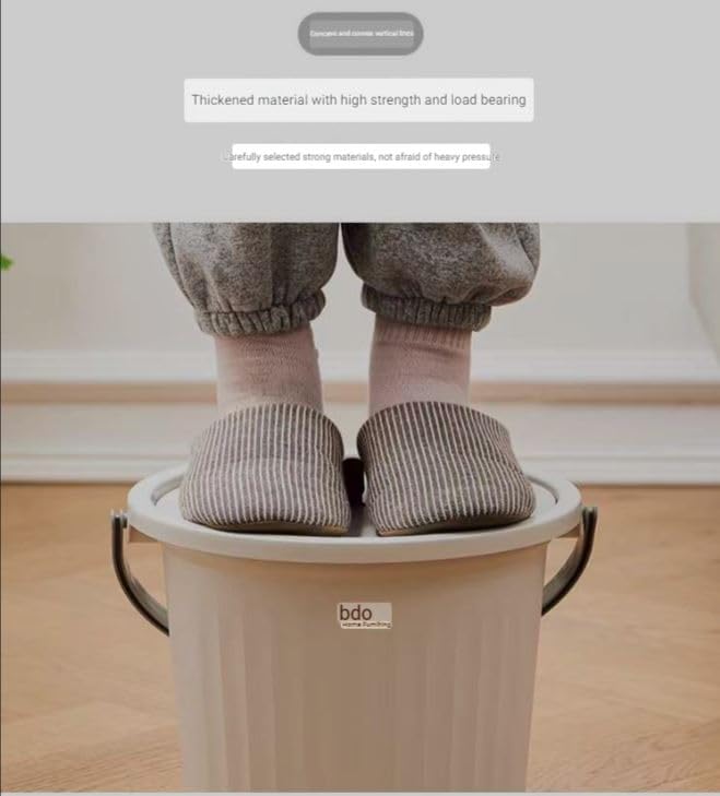 Azelf Tea Filter Bucket Dry and Wet Separation Trash Can Waste Drain Bin Garbage Container Tea Waste Bucket Easy Use Dry and Wet Separation Trash Can Tea Leaf Strainers - Image 5