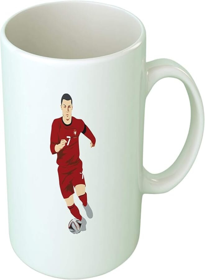 Upteetude Ronaldo Coffee Mug - White