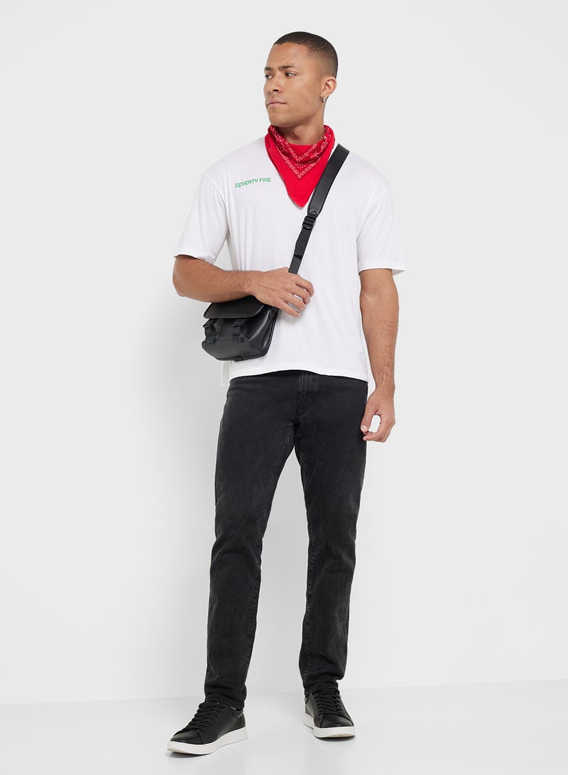 Seventy Five Graphic Print Oversized T-Shirt - Image 4