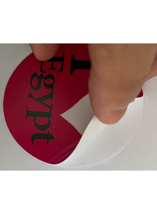 UP TO DATE Adhesive Sticker, size 6 cm, 8 pieces, red - Image 2