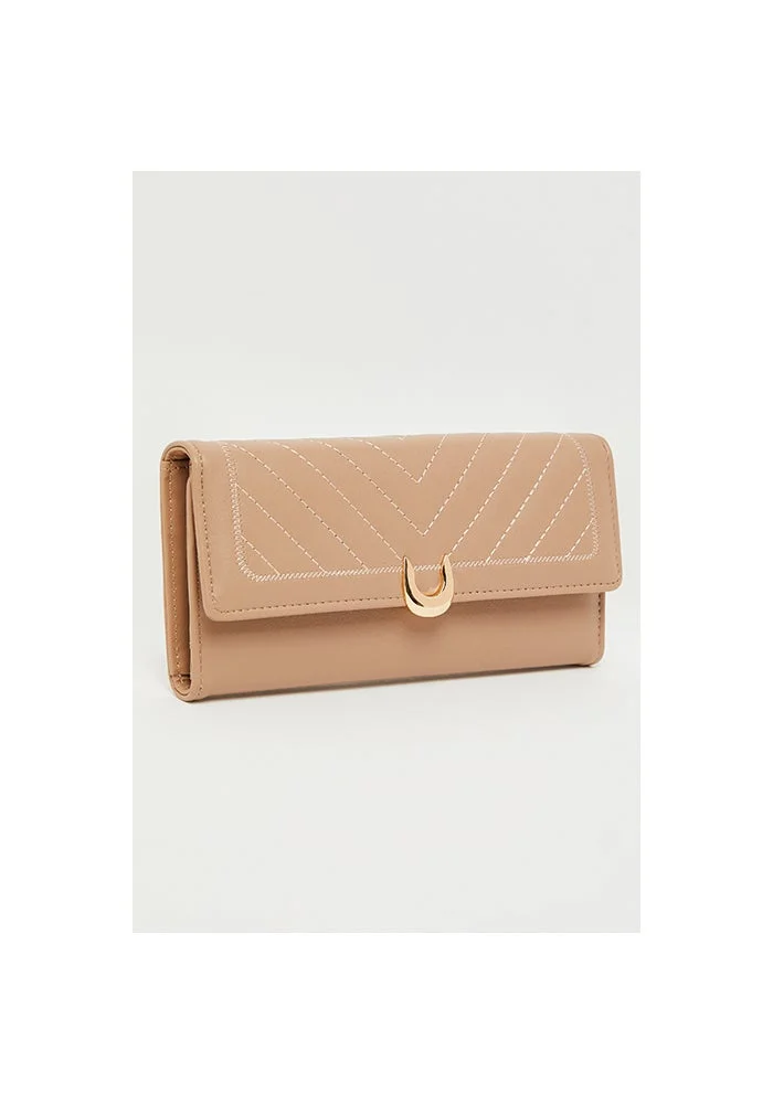R&b Quilted Long Wallet