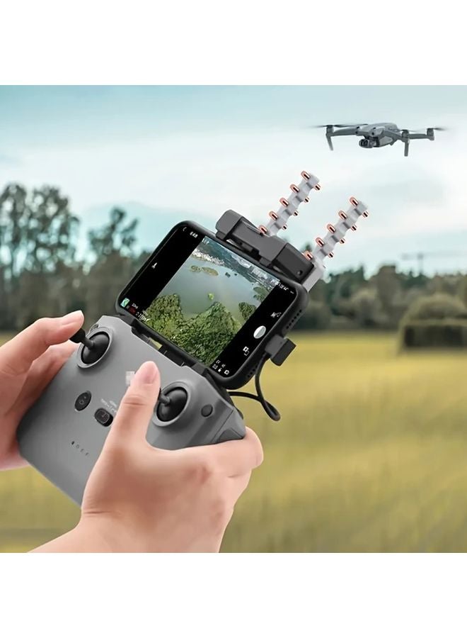 امتداد هوائي DJI رمادي متوافق مع Mini 3 و4 PRO وMavic 3 وAIR 3 وNEO - محسن نطاق التمديد - Image 2