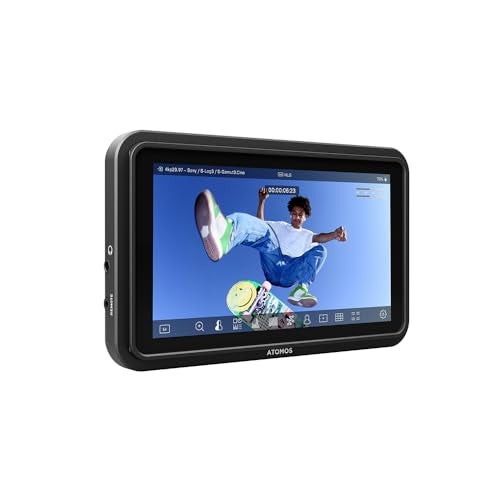 Atomos Shinobi GO شاشة مراقبة كاميرا HDMI 4K مع شاشة لمس HDR وعمر بطارية طوال اليوم وتصميم خفيف الوزن - Image 3