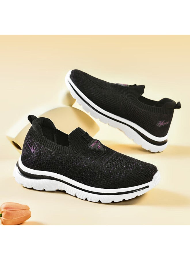Double Star Eight Shuangxing Bate Women's Shoes, Spring And Autumn Breathable Casual Shoes, Lightweight Sports Cool Mesh Shoes, Slip-on Soft-soled Walking Shoes, Single Mesh Mom Shoes - Image 5