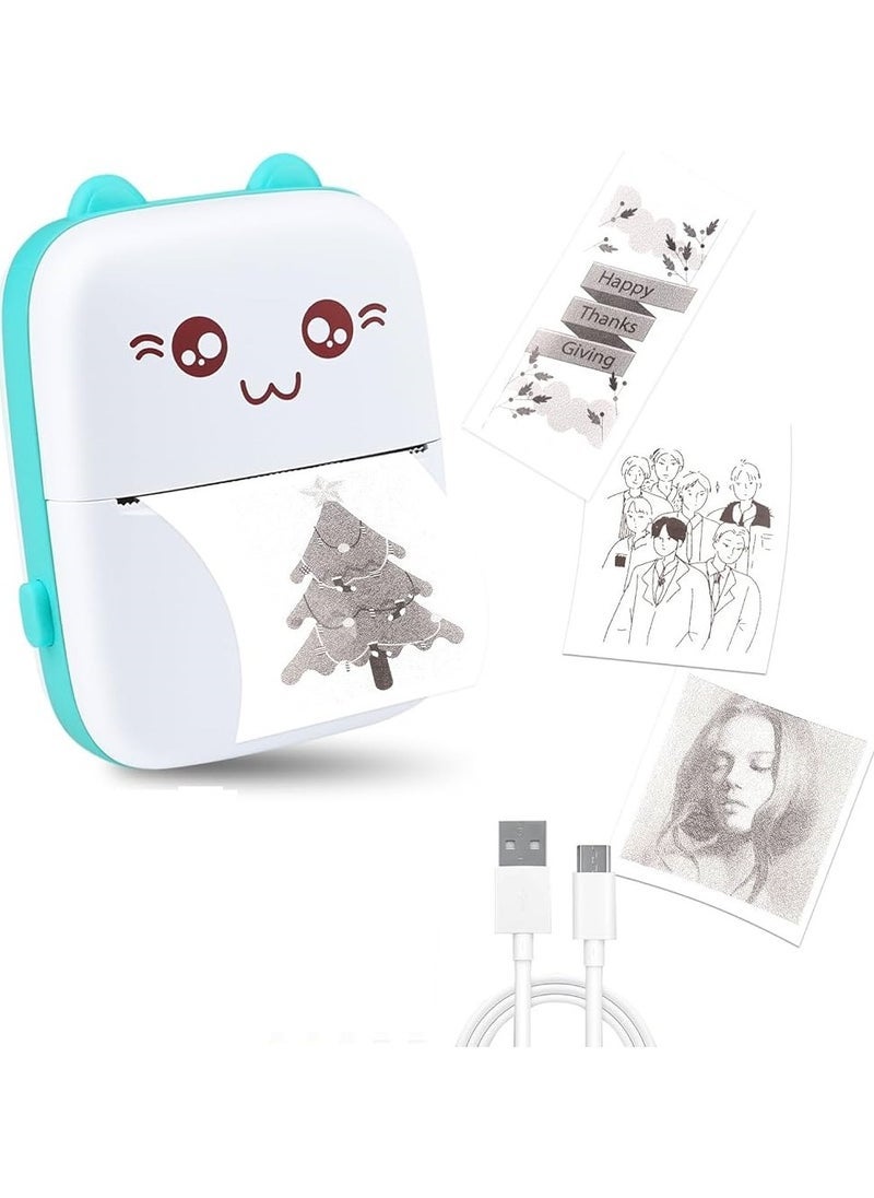 Portable Mini Photo Thermal Printer – Compact Mobile Photo Printer with Bluetooth Connectivity, Compatible with Android and iOS Smartphones, Easy Wireless Printing on the Go, High-Quality Thermal Printing Technology, Ideal for Instant Photo Printing and Creative Projects  - Image 1