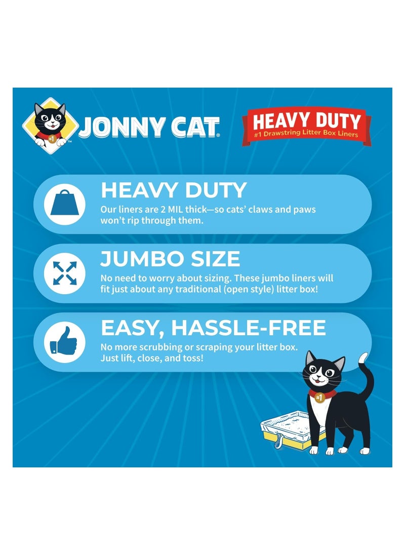 JONNY CAT - Heavy Duty 5 Jumbo Litter Box Liners - Image 1