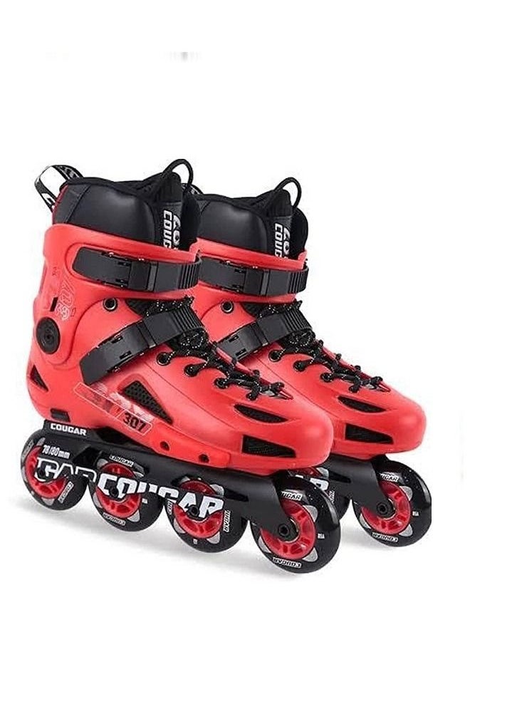Cougar Cougar 307 Skateboarding Shoes Roller Skating Shoe Size 42 Red 