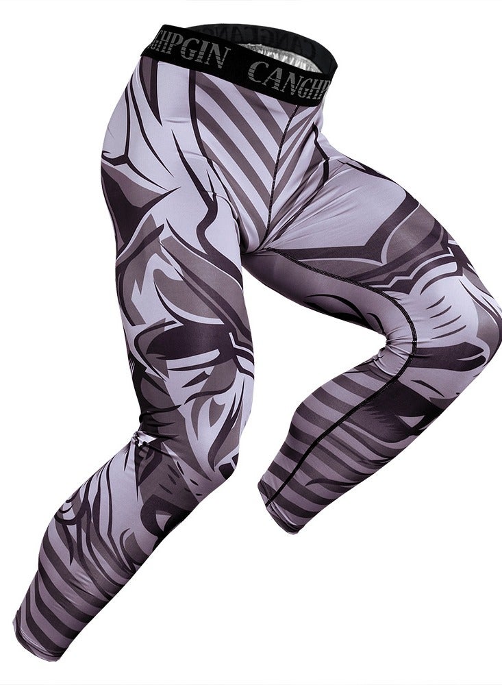 CANGHPGIN Men Quick Dry Breathable Sports Pant Multicolour - Image 1