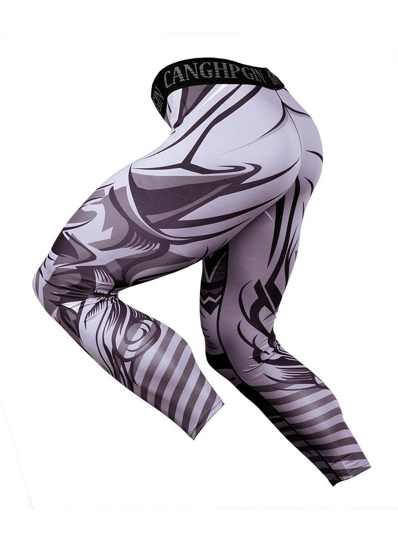 CANGHPGIN Men Quick Dry Breathable Sports Pant Multicolour - Image 2