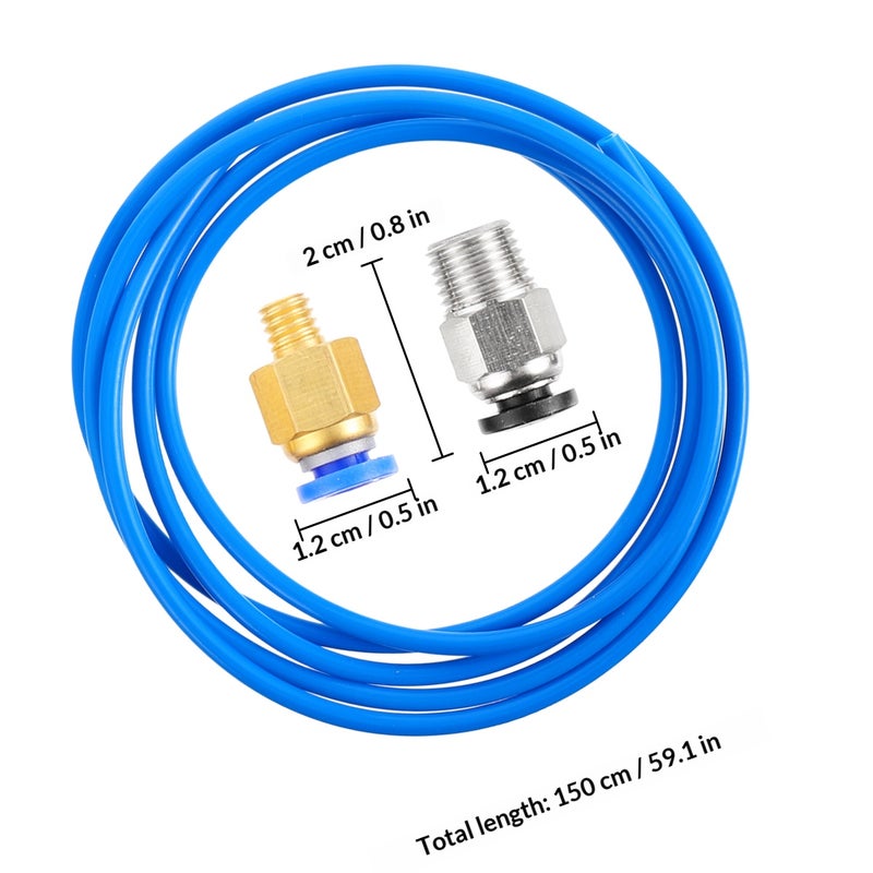 9 Pcs PTFE Tube Quick Fitting Pneumatic Fitting for 3D Printer Supplies - Image 2