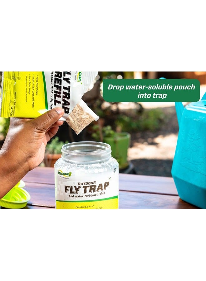 RESCUE ! Non-Toxic Reusable Fly Trap (0.19 Pounds, 15.7 x 10.2 x 10.2cm) - Image 5
