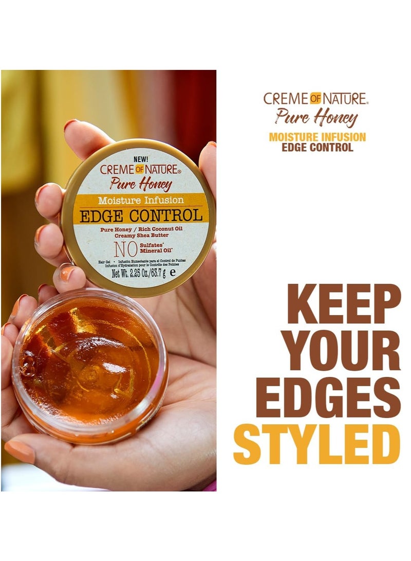 Creme of Nature Cream Of N Pure Honey Edge Control 63.7G - Image 3