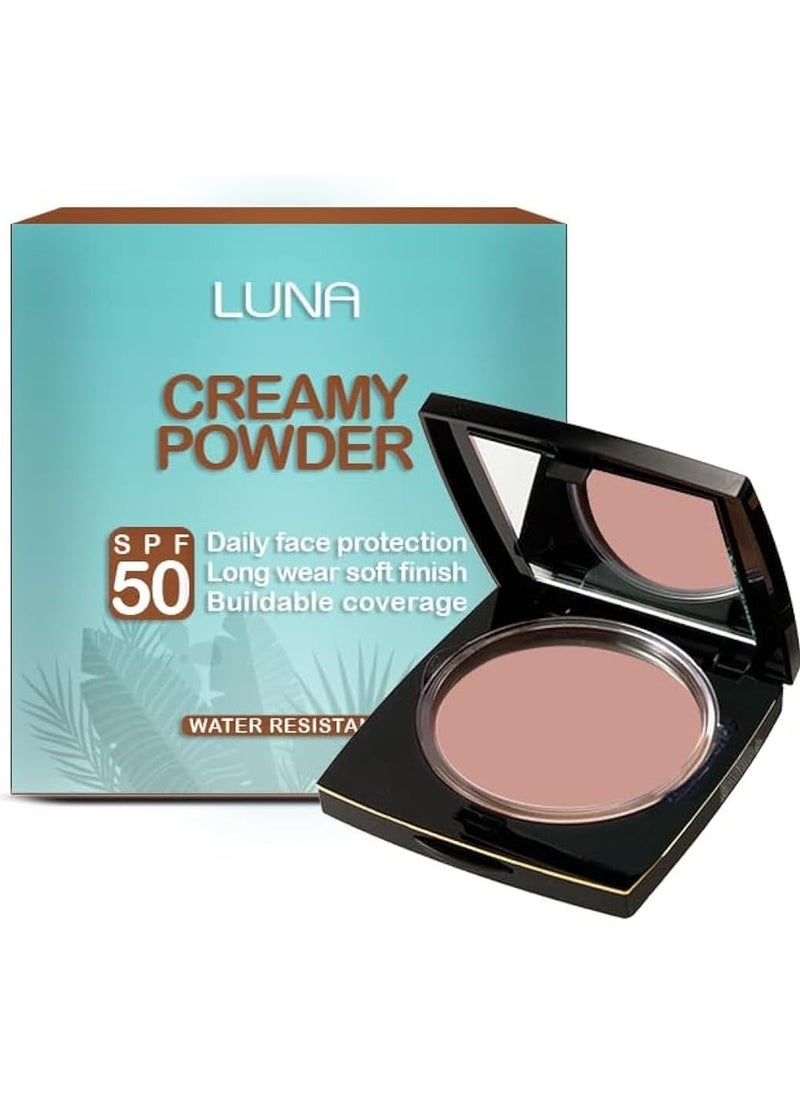 Luna Creamy Powder - SPF 50 - 03 Mocha Beige 