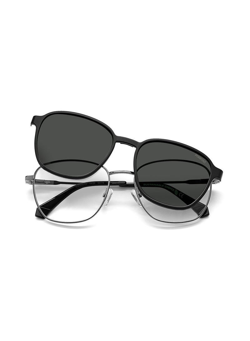 Polaroid Unisex UV Protection Square Sunglasses - Pld 6205/Cs Dkrut Blk 55 - Lens Size: 55 Mm - Image 4