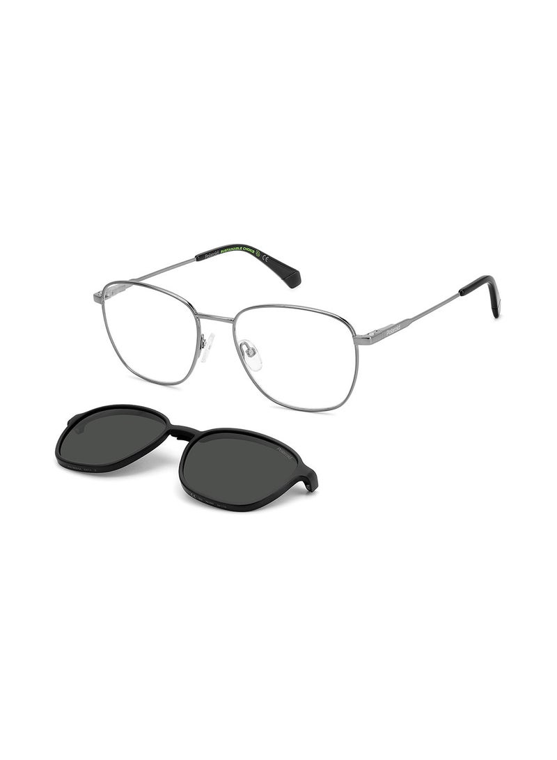 Polaroid Unisex UV Protection Square Sunglasses - Pld 6205/Cs Dkrut Blk 55 - Lens Size: 55 Mm - Image 1