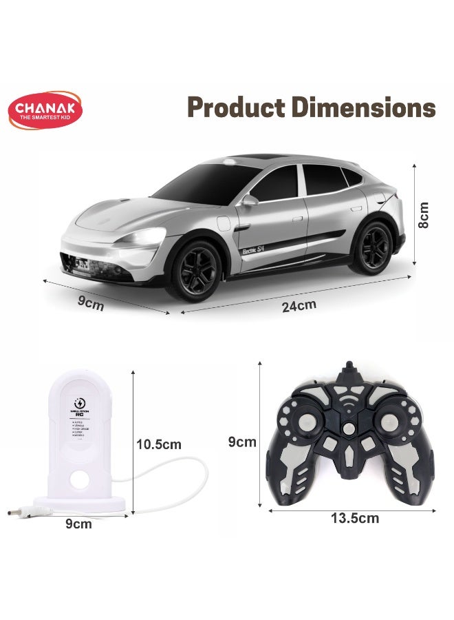 Chanak High-Speed Remote Control Coupe Suv Car For Kids 2.4Ghz Drift Rc Car With LED Lights & Precision Steerin Rechargeable Racing Vehicle Toy For Boys & Girls (Color as per Availability) - Image 4