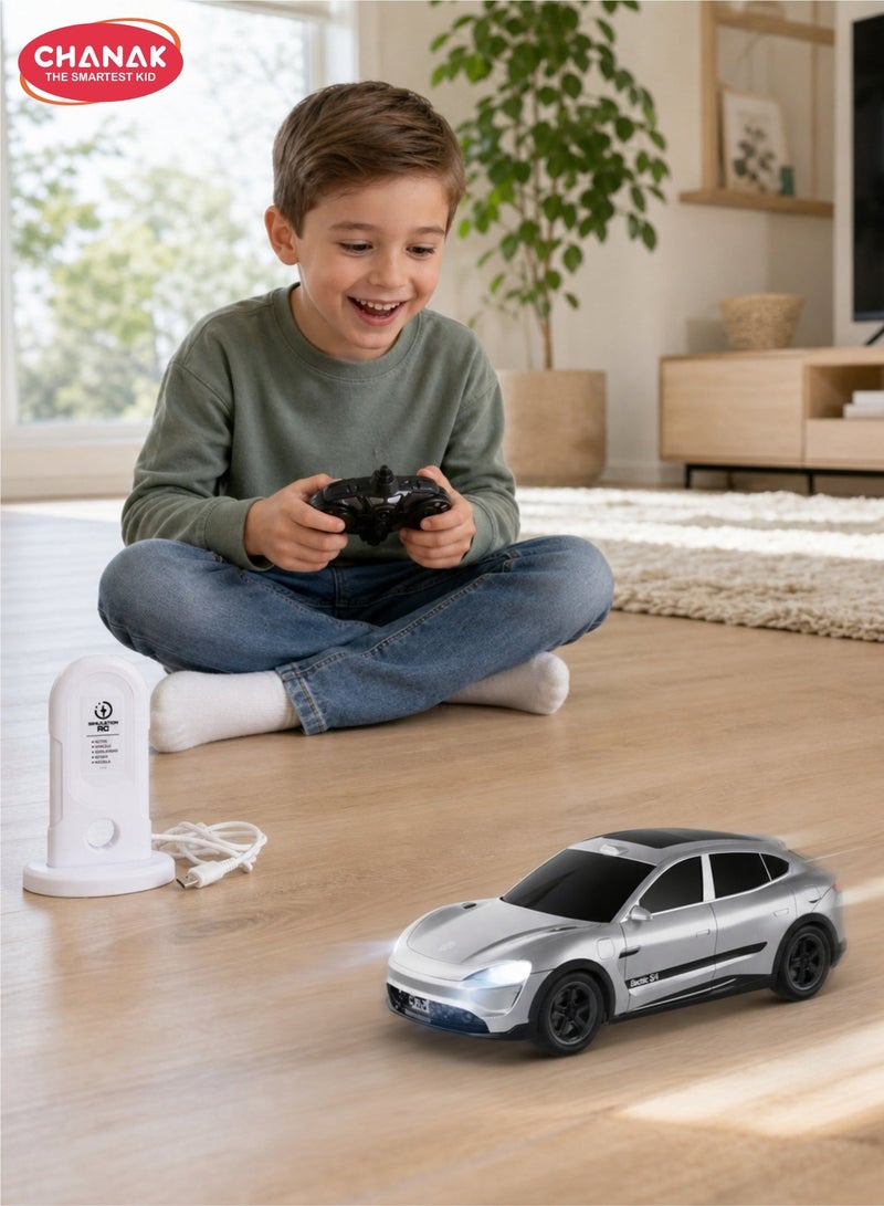 Chanak High-Speed Remote Control Coupe Suv Car For Kids 2.4Ghz Drift Rc Car With LED Lights & Precision Steerin Rechargeable Racing Vehicle Toy For Boys & Girls (Color as per Availability) - Image 1