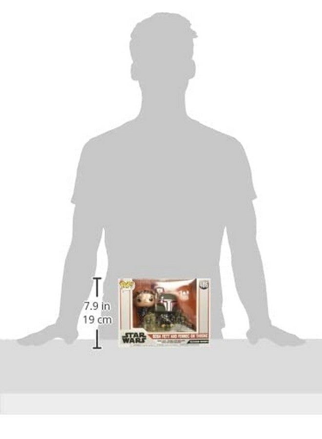 Funko Pop! Star Wars Moment: The Mandalorian - Boba Fett and Fennec on Throne - Image 3