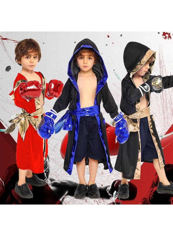 Halloween Children's Boxing Training Costume With Kung Fu Hero Role-playing Elements - Image 2