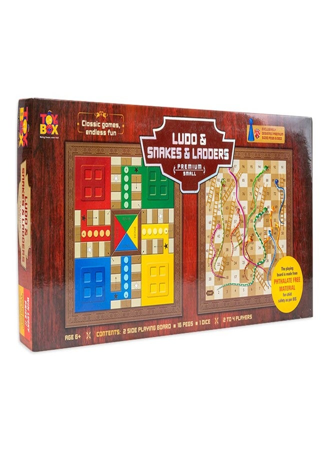 Toyztrend Toysbox Ludo And Snakes & Ladders Small Classic Board Game To Play With Kids And Adults - Image 1