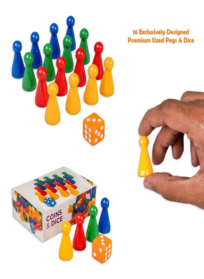 Toyztrend Toysbox Ludo And Snakes & Ladders Small Classic Board Game To Play With Kids And Adults - Image 3