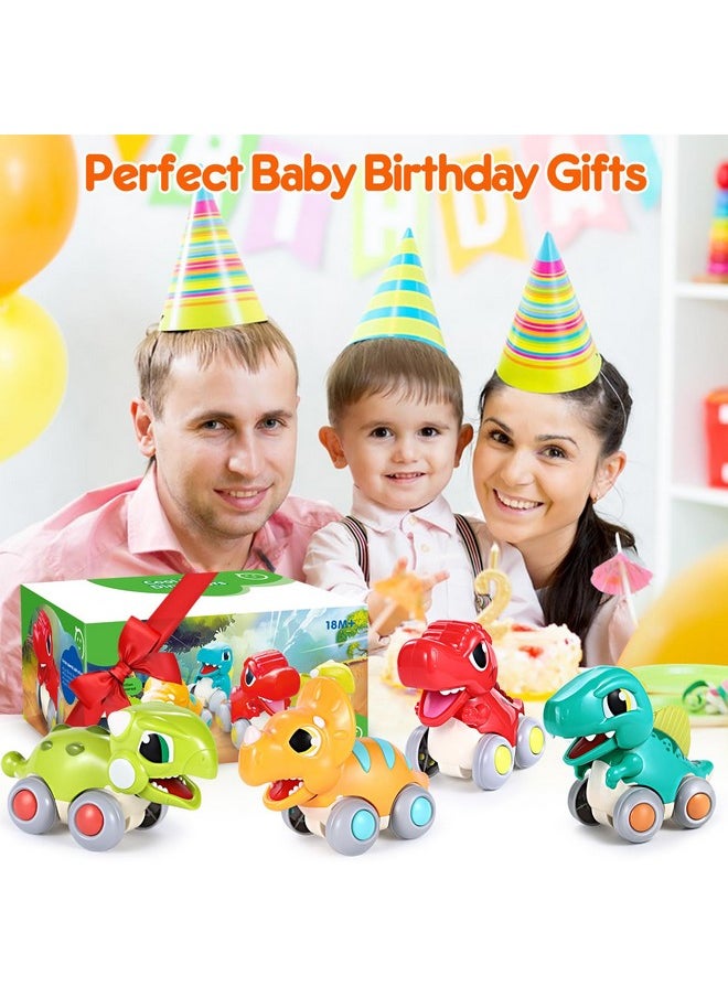 LUDILO - Toys For 1 Year Old Boy Birthday Gift Dinosaur Toys Cars For Toddlers 13 One Year Old Boy Toys Toddler Toys Age 12 Baby Toys 1218 Months 1 Year Old Boy Gifts Push And Go Car Toys - Image 1