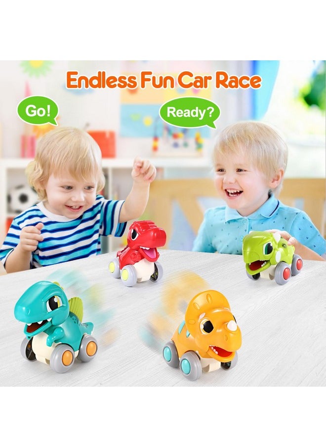 LUDILO - Toys For 1 Year Old Boy Birthday Gift Dinosaur Toys Cars For Toddlers 13 One Year Old Boy Toys Toddler Toys Age 12 Baby Toys 1218 Months 1 Year Old Boy Gifts Push And Go Car Toys - Image 1