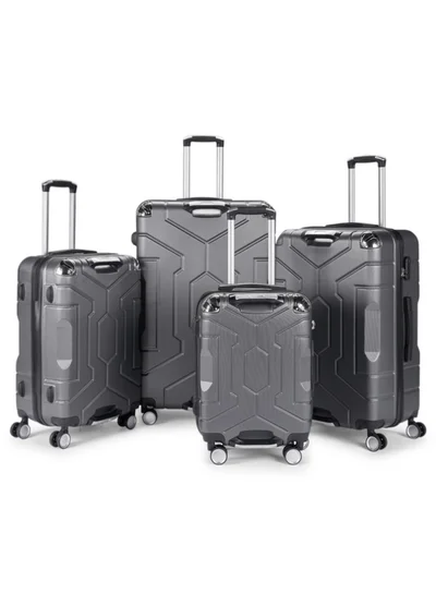 LIMRA Travel bag set consisting of 4 luggage bags, size 32"/28"/24"/20 inch Grey
