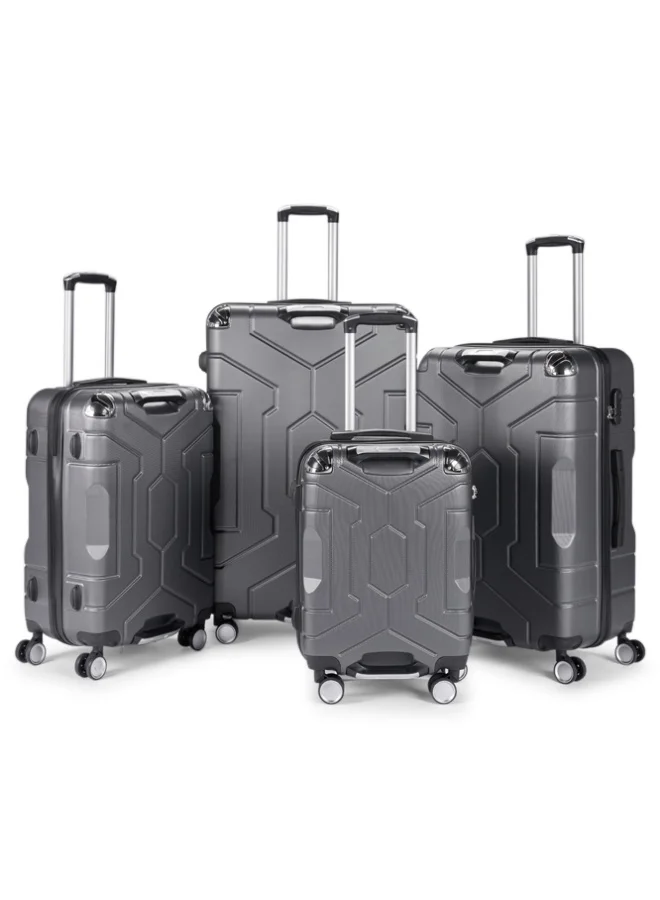 LIMRA Travel bag set consisting of 4 luggage bags, size 32"/28"/24"/20 inch Grey