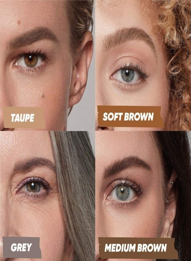 Kosas Kosas Air Brow Tinted Clean Volumizing Eyebrow Gel 3.7g - Grey - Grey Full, Fluffy & Defined Brows  - Image 4