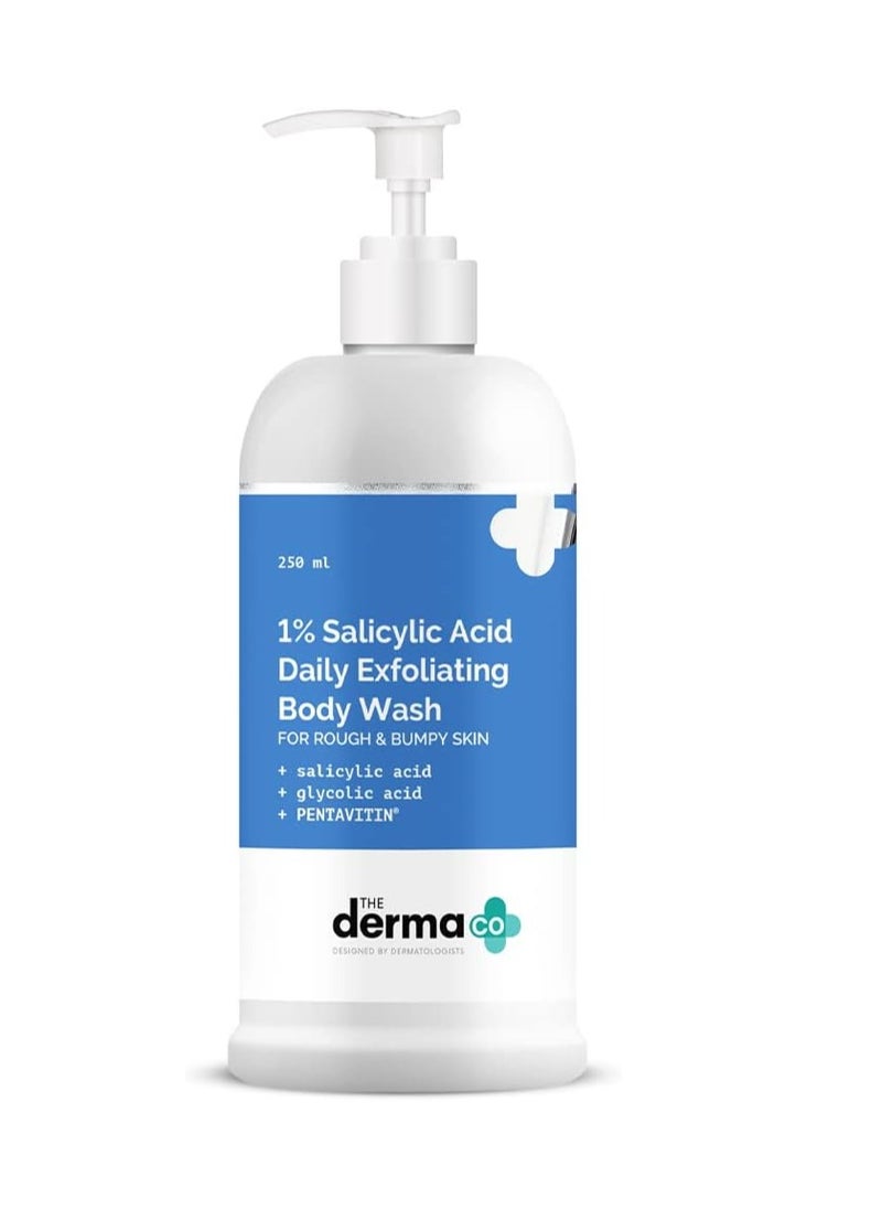 The Derma Co 1% Salicylic Acid Daily Exfoliating Body Wash To Prevent Body ACNE & Cleanse Skin, with Salicylic Acid, Glycolic Acid & PENTAVITIN - 250 ml (Pack of 1) - pzsku/Z276D08761EBA3CBD0D8CZ/45/_/1734067436/d639d53a-7524-4afd-ab87-a5617a786711