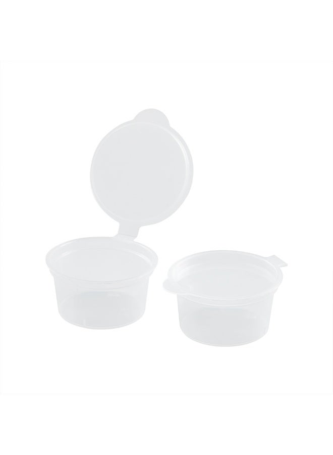 Restaurantware RW Base 4 Ounce Jello Shot Cups, 2000 Microwave-Safe Portion Cups - Crack-Resistant, Disposable, Clear Plastic Sauce Containers, For Samples, Condiments, Or Toppings - Image 1
