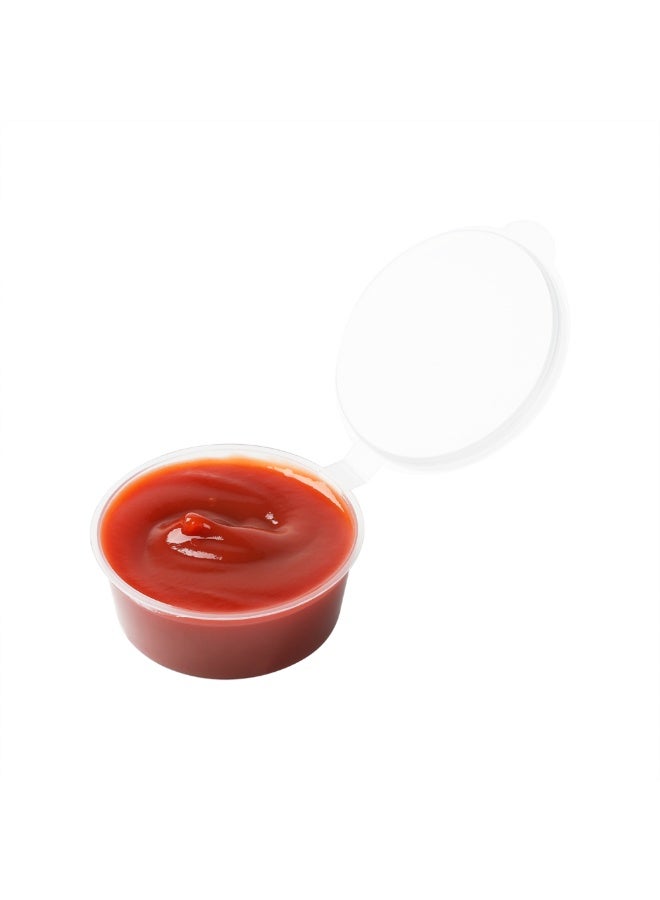 Restaurantware RW Base 4 Ounce Jello Shot Cups, 2000 Microwave-Safe Portion Cups - Crack-Resistant, Disposable, Clear Plastic Sauce Containers, For Samples, Condiments, Or Toppings - Image 2